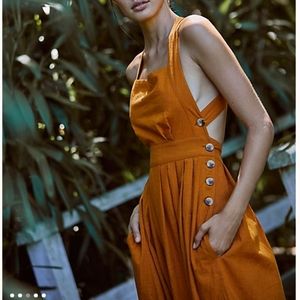 NWT Free People Lula midi dress